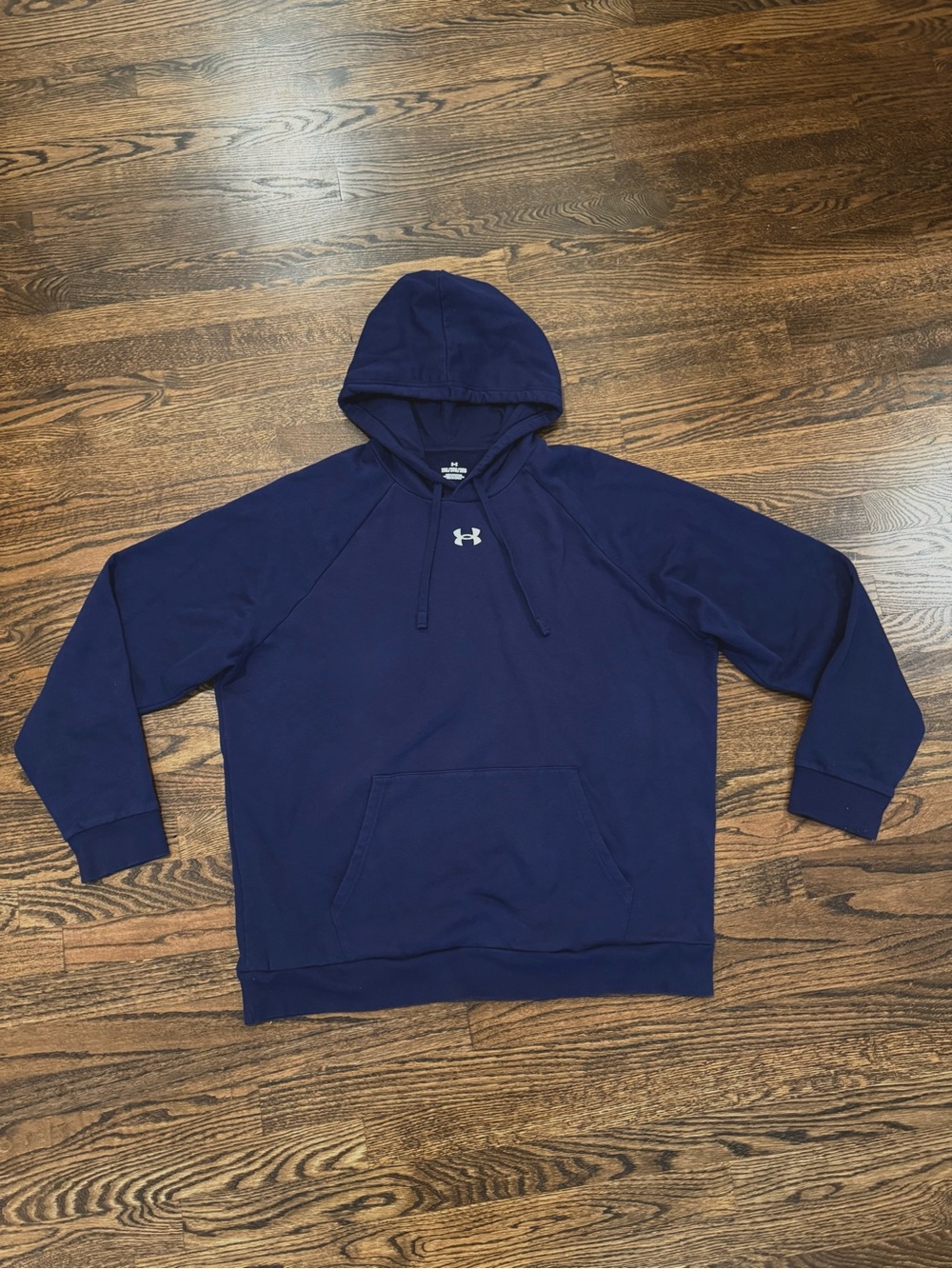 Men’s Underarmour Rival Fleece Hoodie- Navy